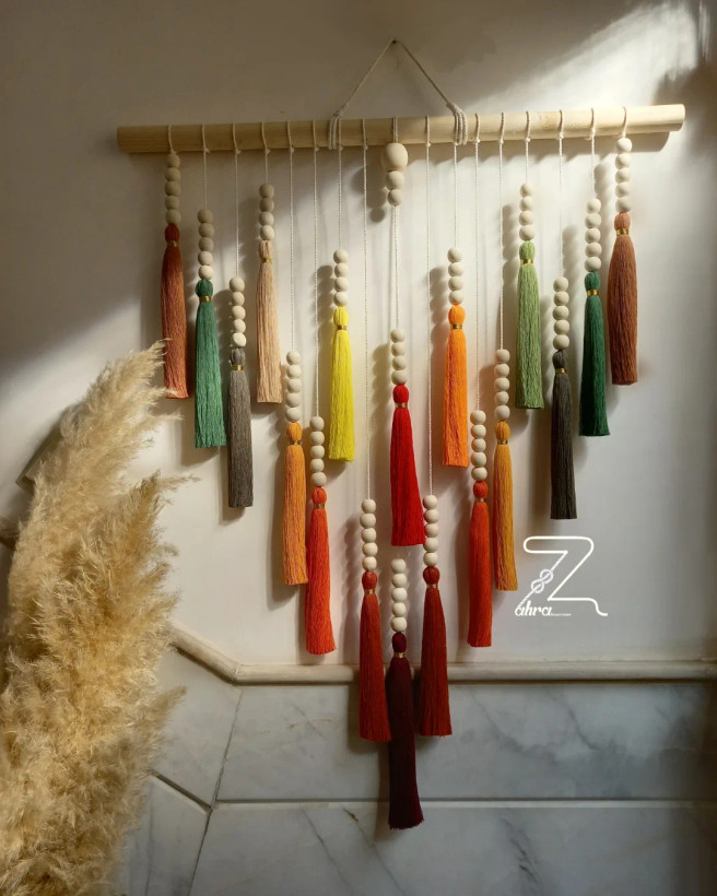 رنگین کمان نخ و مهره