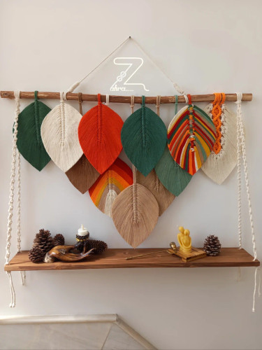 شلف مکرومه زیبا